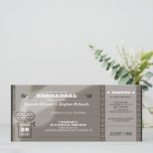 ムービープレミエールリハーサルディナーチケット招待状 招待状 (スタンド正面)