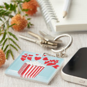 ムービーポップコーンキーチェーン キーホルダー (正面右)