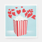 ムービーポップコーン紙ナプキンス スタンダードランチョンナプキン (正面)