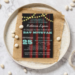 ムービーライツアクアバルミツワー招待状 招待状