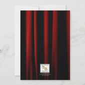 ムービーライト薄紫バルミツワー招待状 招待状 (裏面)