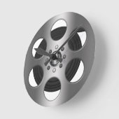 ムービーリール（平版印刷） ラウンド壁時計 (傾斜)