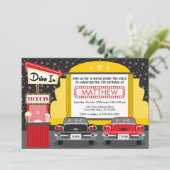 ムービー内のドライブパーティの招待状 | 屋外ムービー 招待状 (スタンド正面)