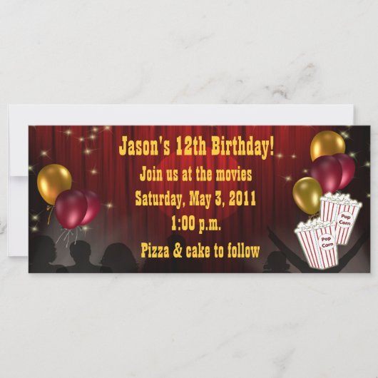 ムービー招待状 招待状 (正面)