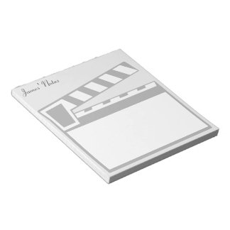 ムービー石板クラッパーボードボードメモ帳 ノートパッド