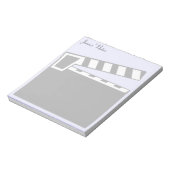 ムービー石板クラッパーボードボード ノートパッド (回転)