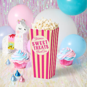 ムービー誕生日ポップコーンスイートトリートホットピンク フェイバーボックス
