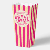 ムービー誕生日ポップコーンスイートトリートホットピンク フェイバーボックス (正面)
