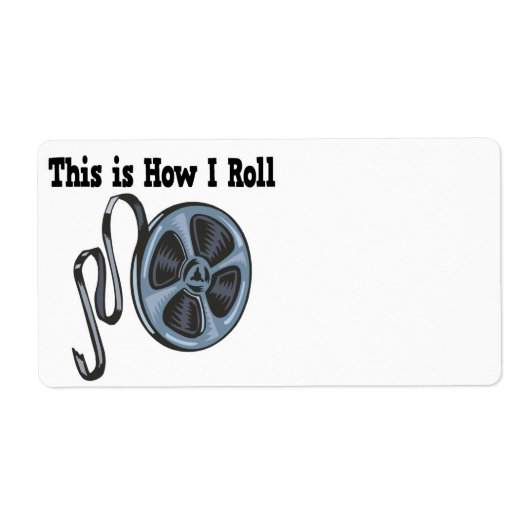 ムービー転がフィルムテープの使用方法 ラベル (正面)