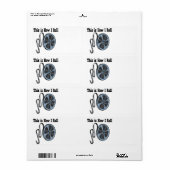 ムービー転がフィルムテープの使用方法 ラベル (フルシート)