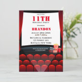 ムービー11バースデーパーティ招待状 (スタンド正面)