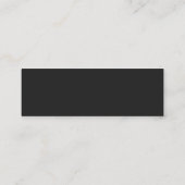 ムービー#1プロファイルカード スキニー名刺 (裏面)