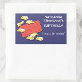 ムービーRectangleステッカーに移動 長方形シール (バッグ)