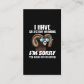 ムーフ笑わされるロン風の皮肉サングラス粗野なユーモア 名刺 (正面)