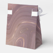 ムーブストラタ |ほこりっぽいピンクとバラ金ゴールド瑪瑙 フェイバーボックス (裏面サイド)