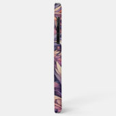 ムーブタウペピンクバイオレットパープルペイズリー模様 Case-Mate iPhoneケース (裏面/左)