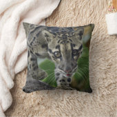 ムーブメントでClouded Leopard クッション (ブランケット)