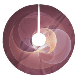 ムーブメントモダン抽象芸術ワインレッドピンクフラクタルアート ブラッシュドポリエステルツリースカート