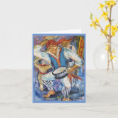 ムーブメント（沖縄エイサダンサー） カード (黄色い花)