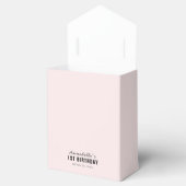 ムーブラックキャット顔ピンクガール誕生日 フェイバーボックス (オープン)