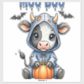 ムーブーハロウィンカウ シール (シート)