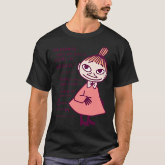 ムーミンの初雪 クリーチャー キャラクター 秋 Tシャツ