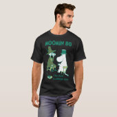 ムーミントロールのウィンタースポーツ Tシャツ (正面フル)