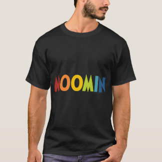 ムーミンパパとキャンプ ライトアウトライン Tシャツ
