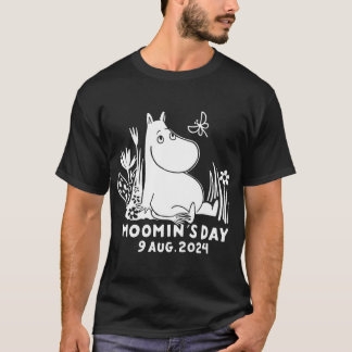 ムーミン スナフキン パイプと花の帽子 Tシャツ