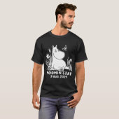 ムーミン スナフキン パイプと花の帽子 Tシャツ (正面フル)
