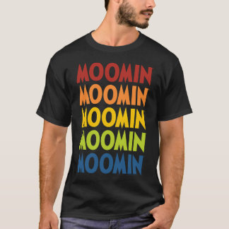 ムーミン+冬+ムーミントロール+スノークのお嬢様+ダンス+雪 Tシャツ