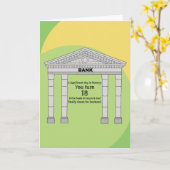 ムームおもしろいパパ18th誕生日カード カード (黄色い花)