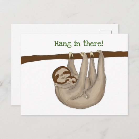 ムームとベビーつるのスローハガキ ポストカード (正面/裏面)