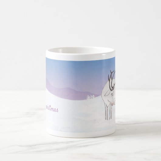 ムームとベビートナカイのクリスマスマグ コーヒーマグカップ (中央)