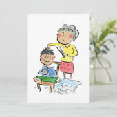 ムームの散髪 招待状 (スタンド正面)