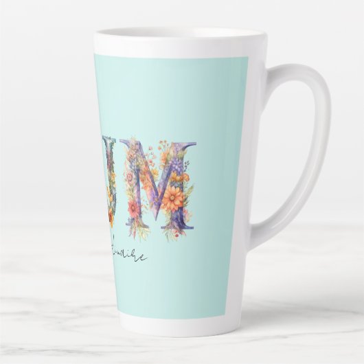 ムームエクストラナディールフローラタイポグラフィ カフェラテマグ (右)