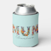 ムームエクストラナディールフローラタイポグラフィ 缶クーラー (缶正面)