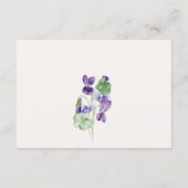 ムームエレガントフローラシャワー用バイオレットアドバイス エンクロージャーカード (裏面)