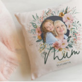 ムームギフト写真水彩フローラ母 クッション