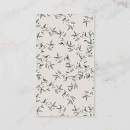 ムームディアファウンフローラおむつラッフルベビーシャワー エンクロージャーカード (裏面)