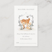 ムームディアファウンフローラおむつラッフルベビーシャワー エンクロージャーカード (正面)