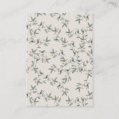 ムームディアファウンフローラクレストブック赤ちゃんシャワー エンクロージャーカード (裏面)