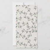 ムームディアファウンフローラクレストベビーシャワー招待状 サンキューカード (裏面)