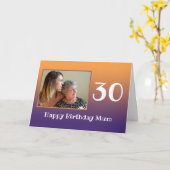 ムームハッピーバースデー文字年写真テンプレート カード (黄色い花)