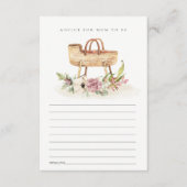 ムームフローラシャワー用ピンクアドバイスバシネット エンクロージャーカード