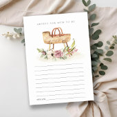 ムームフローラシャワー用ピンクアドバイスバシネット エンクロージャーカード