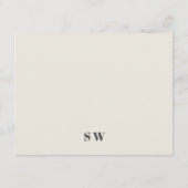 ムームベイビーシャワー用かわいいグルーヴィレトロアーチアドバイス エンクロージャーカード (裏面)