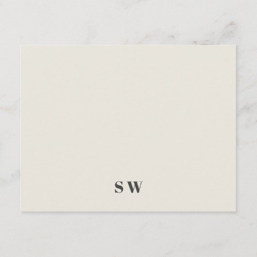 ムームベイビーシャワー用かわいいグルーヴィレトロアーチアドバイス エンクロージャーカード (裏面)