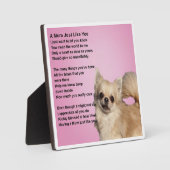 ムームポーマークチワワデザイン フォトプラーク (正面)