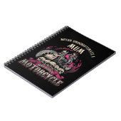 ムームママバイクもしくは自転車に乗る人チックレディーネーブンモーター ノートブック (左側)